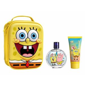 Nickelodeon Sponge Bob 3D Toaletní voda a sprchový gel dárková sada s batohem 100+100 ml obraz