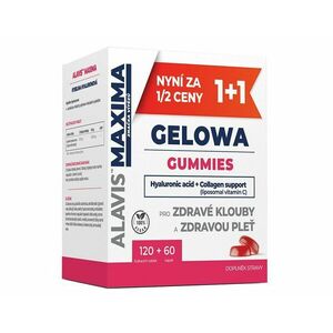 Alavis Maxima Gelowa Gummies + Vitamin C 120 žvýkacích tablet + 60 kapslí obraz