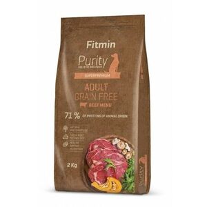 Fitmin Purity Adult Beef Grain Free krmivo pro psy 2 kg obraz