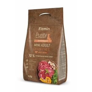 Fitmin Purity Mini Beef Grain Free krmivo pro malé psy 4 kg obraz