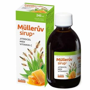 Dr. Müller Müllerův sirup s jitrocelem, medem a vitaminem C 245 ml obraz