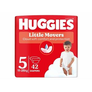 Huggies Little Movers 5 11-25 kg jednorázové plenky 42 ks obraz