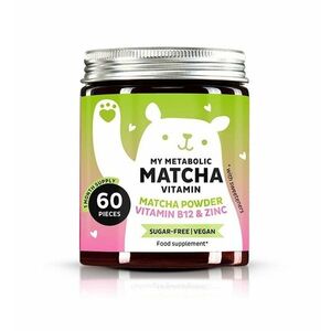 Bears With Benefits My Metabolic Matcha vitaminy pro podporu metabolismu 60 ks obraz