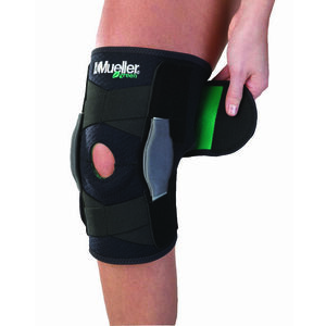 Mueller Sports Medicine Green Adjustable Hinged Knee Brace, ortéza na koleno, uni obraz