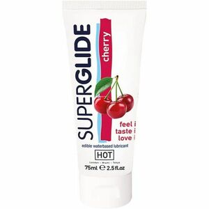 Hot SUPERGLIDE třešňový lubrikační gel Cherry (75 ml) obraz