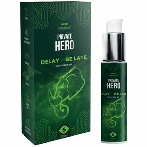 Sexy Elephant Private Hero Delay – Be Late Climax Delay gel (30 ml) obraz