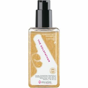 MyStim Vodivý lubrikační gel pro elektrosex Gold Rush 250ml obraz