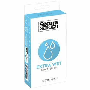 Secura Extra Wet – extra lubrikované kondomy (12 ks) obraz