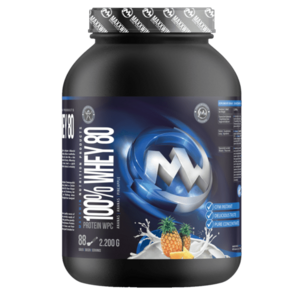 MAXXWIN 100% WHEY 80 900g - malina obraz