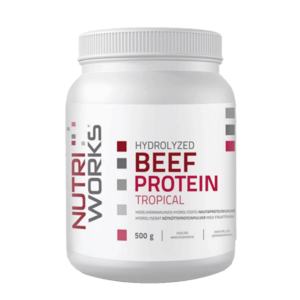 NutriWorks Hydrolyzed Beef Protein 500g - tropické ovoce obraz