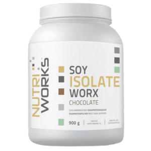 NutriWorks Soy Isolate Worx 900g - jahoda obraz