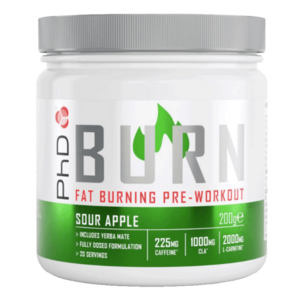 PhD Nutrition Burn Pre-Workout 200g - kyselé jablko obraz