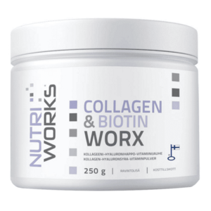 NutriWorks Collagen & Biotin Worx - 250g obraz