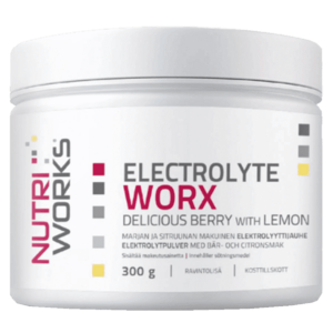 NutriWorks Electrolyte Worx NEW 300g - broskvový ledový čaj obraz