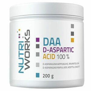 NutriWorks DAA D-Aspartic Acid - 200g obraz