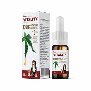 Akinu VITALITY CBD konopný olej pro psy 10%, 10 ml obraz