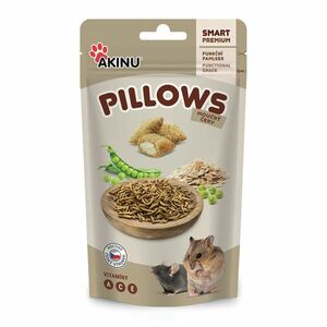 Akinu PILLOWS polštářky s moučným červem pamlsek pro hlodavce 40 g obraz