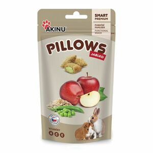 Akinu PILLOWS polštářky s jablkem pamlsek pro hlodavce 40 g obraz