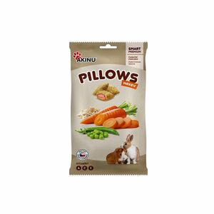 Akinu PILLOWS polštářky s mrkví pamlsek pro hlodavce 40 g obraz