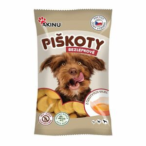 Akinu piškoty bezlepkové pamlsek pro psy 120 g obraz