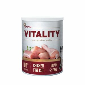 Akinu VITALITY konzerva pro psy kuře jemně krájené 400 g obraz