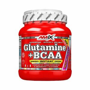 Amix Nutrition Glutamine + BCAA 530g - lesní plody obraz