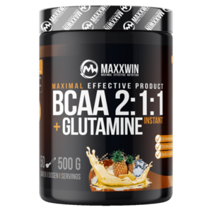 MAXXWIN BCAA + Glutamine 500g - malina obraz