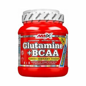 Amix Nutrition Glutamine + BCAA 500g - natural obraz