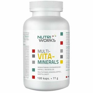 NutriWorks Multivitaminerals - 120 kapslí obraz