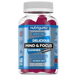 Nutrigums Mind & Focus Complex 60 želé - malina obraz