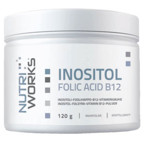 NutriWorks Inositol Folic Acid B12 - 120g obraz