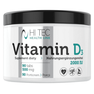 HiTec Nutrition Vitamin D3 2000 IU - 90 tablet obraz