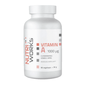 NutriWorks Vitamin A 1000µg - 90 kapslí obraz