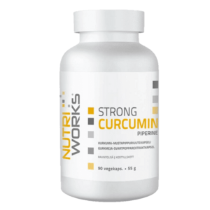 NutriWorks Strong Curcumin Piperine - 90 kapslí obraz