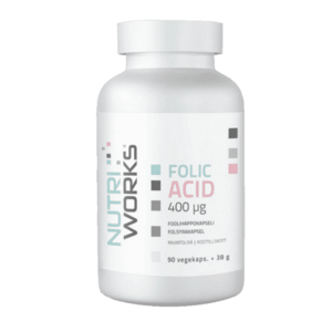 NutriWorks Folic Acid 400µg - 90 kapslí obraz