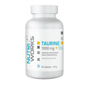 NutriWorks Taurine 1000mg + B6 - 90 kapslí obraz