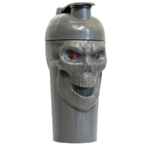 Skull Labs Shaker s lebkou 700ml - šedý obraz