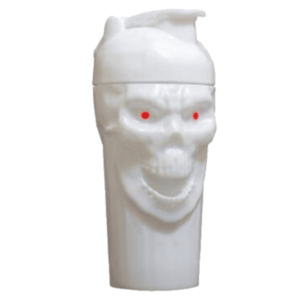 Skull Labs Shaker s lebkou 700ml - bílý obraz