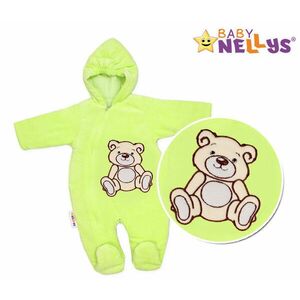 Baby Nellys Zimní kombinézka/overálek Teddy Bear- zelená obraz