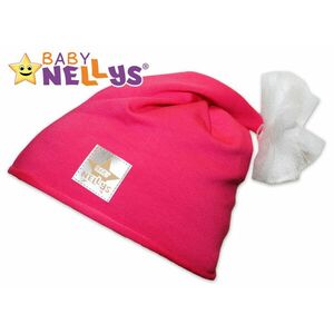 Baby Nellys Bavlněná čepička Tutu květinka ® - malinová, 2-8let obraz