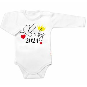 Baby Nellys Body dlouhý rukáv Baby 2024, bílé vel. 86 obraz