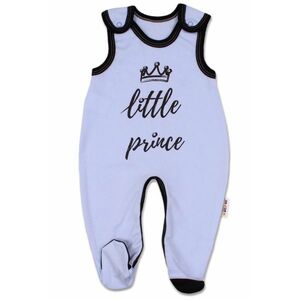 Baby Nellys Kojenecké bavlněné dupačky, Little Prince - modré obraz