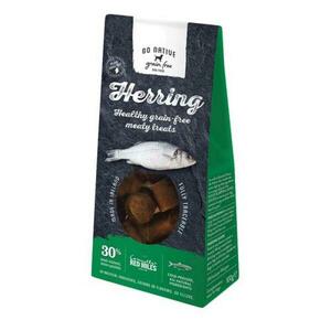 Go Native Essentials Herring 100g nízkokalorická pochoutka pro psy obsahuje 30% masa ze obraz