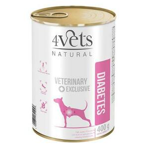 4vets NATURAL VETERINARY EXCLUSIVE DIABETES 400g pro psy s cukrovkou obraz