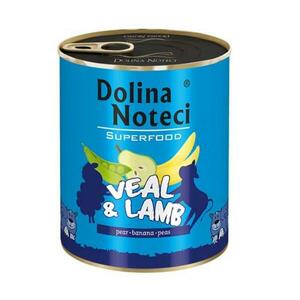 Dolina Noteci SUPERFOOD 800g telecí a jehněčí maso pro psy 80% masa obraz