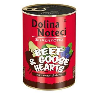 Dolina Noteci SUPERFOOD 400g hovězí a husí srdce pro psy 80% masa obraz