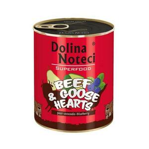 Dolina Noteci SUPERFOOD 800g hovězí a husí srdce pro psy 80% masa obraz