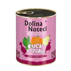 Dolina Noteci SUPERFOOD 800g kachna a křepelka pro psy 80% masa obraz