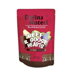 Dolina Noteci SUPERFOOD 300g hovězí a husí srdce pro psy 80% masa obraz