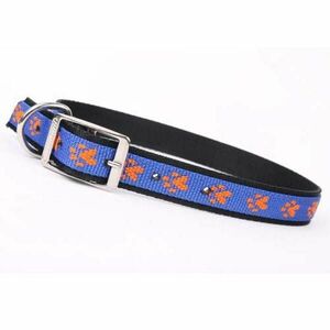 Cobbyspet obojek paw motives 30mm/65cm -modrá /oranžová obraz